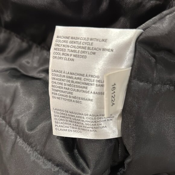 Michael Kors belted removable hood insulated length water/windproof coat size L - Picture 7 of 7